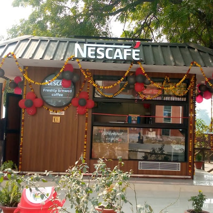 The NESCAFE center opened at our Goel Campus in the canteen arena.